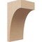 Ekena Millwork 9"W x 9"D x 18"H Wide Stockport Rough Cedar Woodgrain TimberThane Corbel, Primed Tan CORUR09X09X18STORCPR - alternate 1